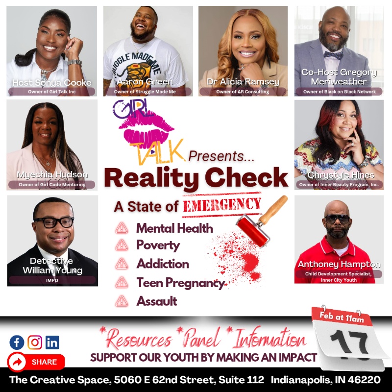 Girl Talk presents: Reality Check Event A State of Emergency