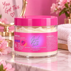 Sweet Confidence Butter Cream Body Butter – 6 oz | Girl Talk Inc.